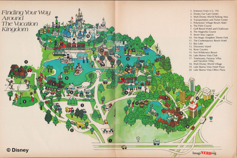 Magic Kingdom Maps Galore Imaginerding